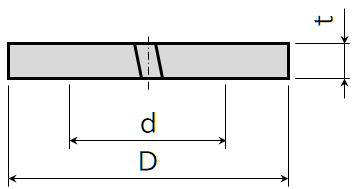 ばね座金 Dxtテーブル